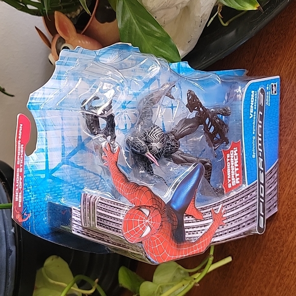 2007 Venom Spider-man 3 Sybiote spinning attack action figure Harbro Marvel - Picture 4 of 17